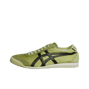 Onitsuka Tiger MEXICO 66 Anti Slip Wear Resistant Low Top Casual Shoes Unisex Green Black