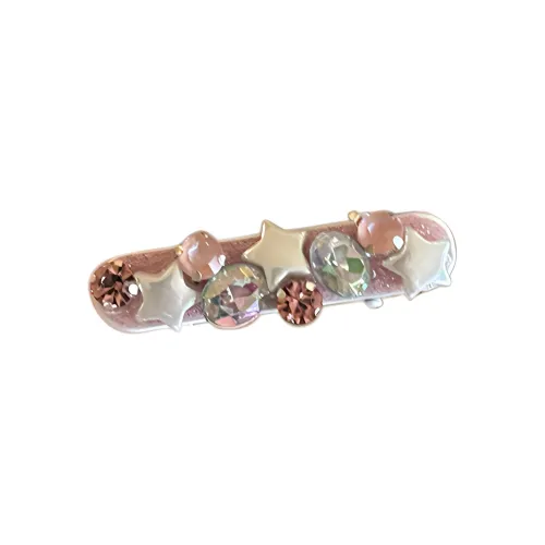 Kelanxi Alloy / Zircon / Acrylic Hair Clips Women's Pink