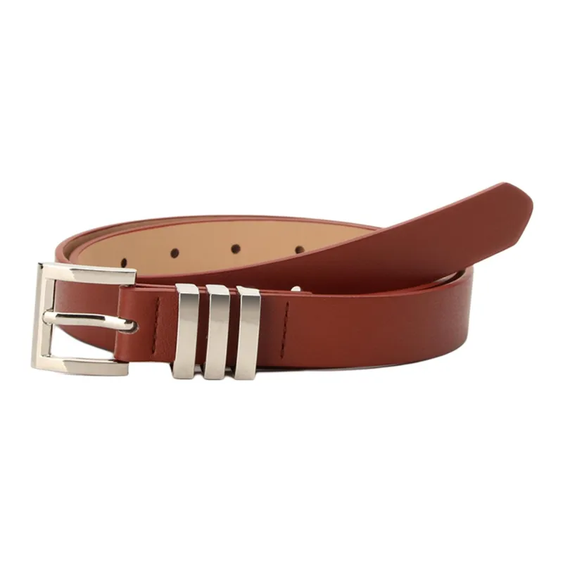 JEANSWEST PU Leather Belts Women's 2.4cm-4