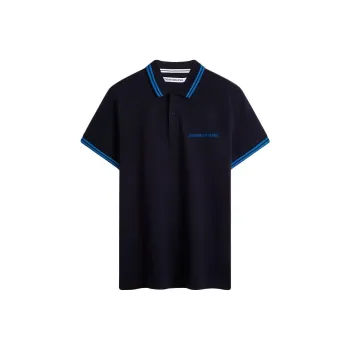 CALVIN KLEIN Polo Shirt Men's Navy Blue