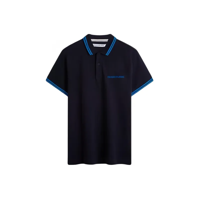 CALVIN KLEIN Polo Shirt Men's Navy Blue-0