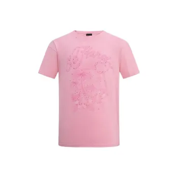 Ed Hardy SS25 T Shirt Men's Cherry Blossom Pink