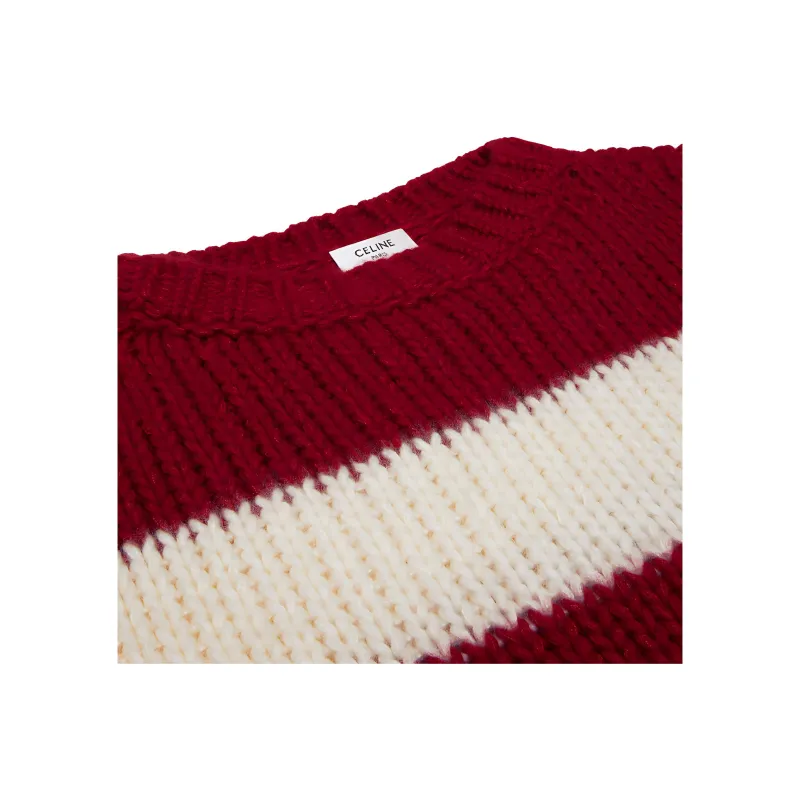 CELINE FW23 Knitwear Women's Red White-3
