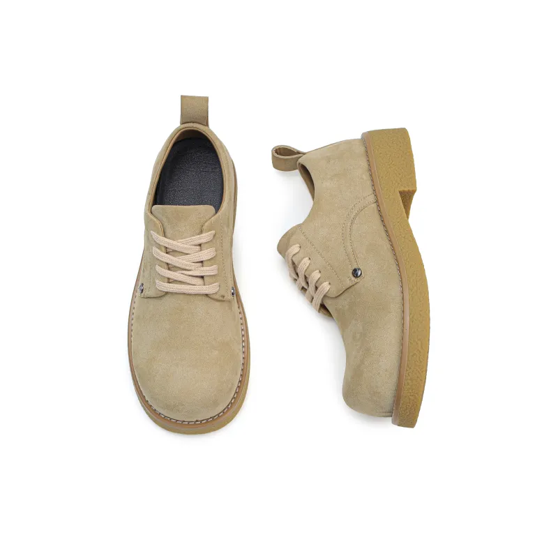 Rummaden Anti Slip And Wear Resistant Lightweight Low Top Casual Shoes Unisex Brown-5
