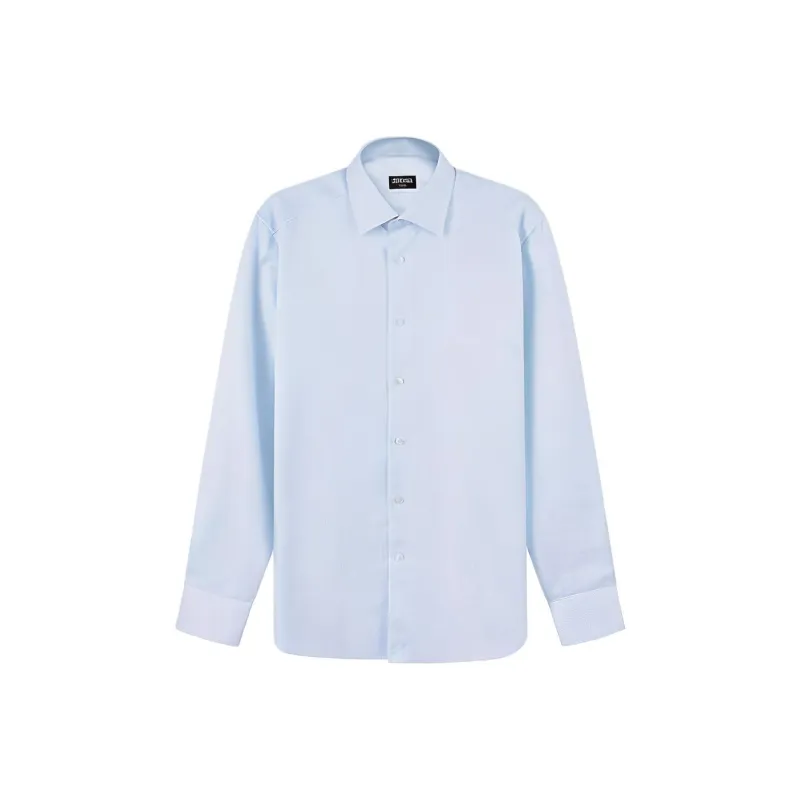Zzegna SS23 Shirt Men's Light Blue-0