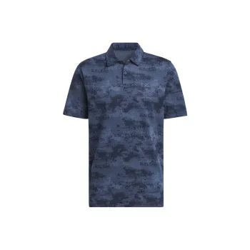 Adidas Free Shipping With AdiClub Go To Printed Mesh Polo Shirt