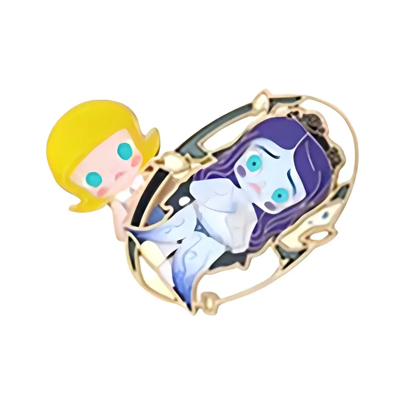 POP MART Molly X Warner Anniversary Collection Badge Blind Box Products Single Mystery Box/Full Box 12 Pcs-11