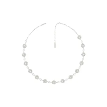 Mouhooland 925 Sterling Silver White Gold Plated Necklaces Unisex
