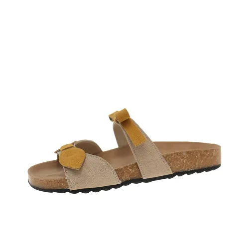 AJPAP Stitching Cut Out Woven Slip Resistant Odor Resistant Abrasion Resistant Slide Slippers Respect's