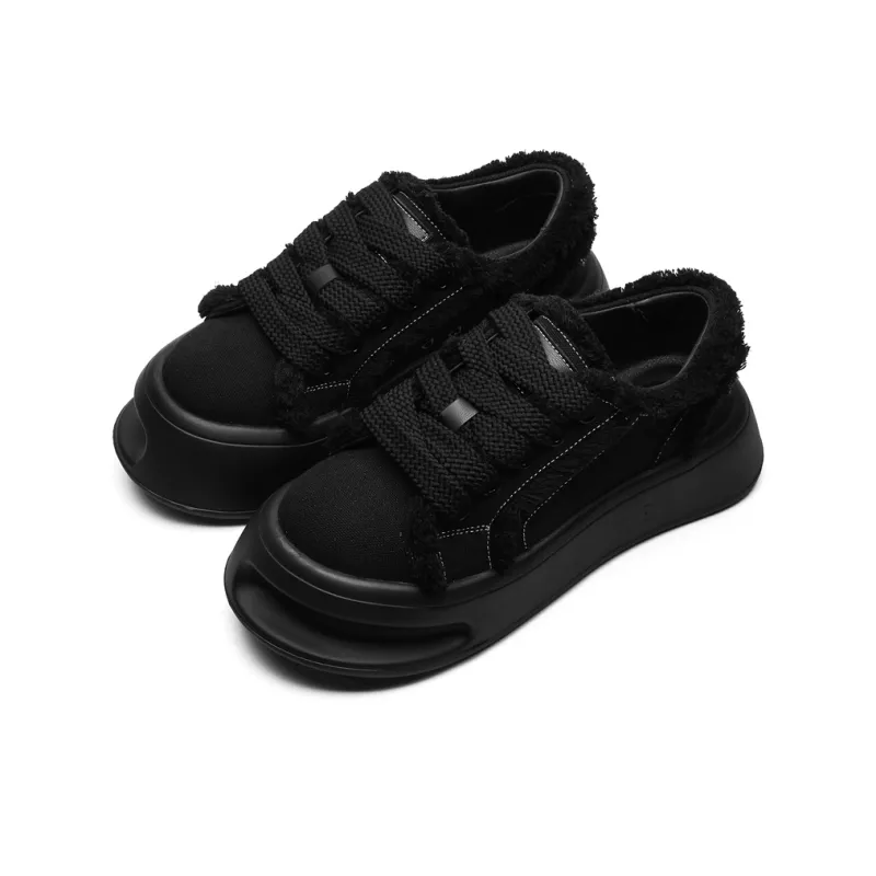 ESTEE GEEA Coverage Slip Resistant, Abrasion Resistant, Lightweight, Breathable Low Top Skateboard Shoes Unisex Black-2