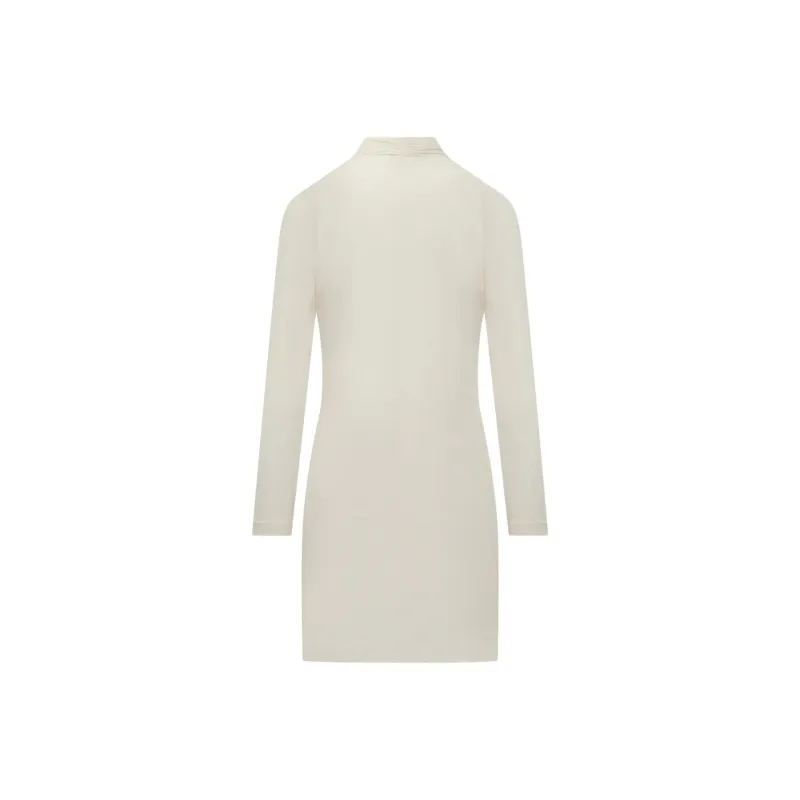 TOM FORD V Neck Draped Mini Dress-1