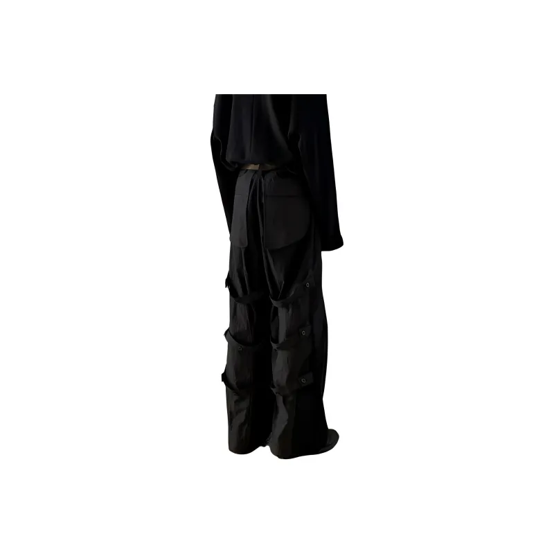 Professor.E FW23 Cargo Pants Women's Black-2