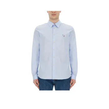 PS By Paul Smith Zebra Embroidered Long Sleeved Shirt
