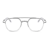 #24 Transparent Frame with Gray Temple