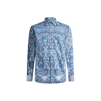 ETRO Paisley Printed Long Sleeved Shirt