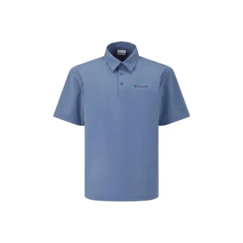 Columbia Pinnacle Two Avenueth OFZ Polo Shirt Men's Blue
