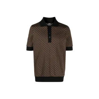 BALMAIN Polo Shirts Men Gray