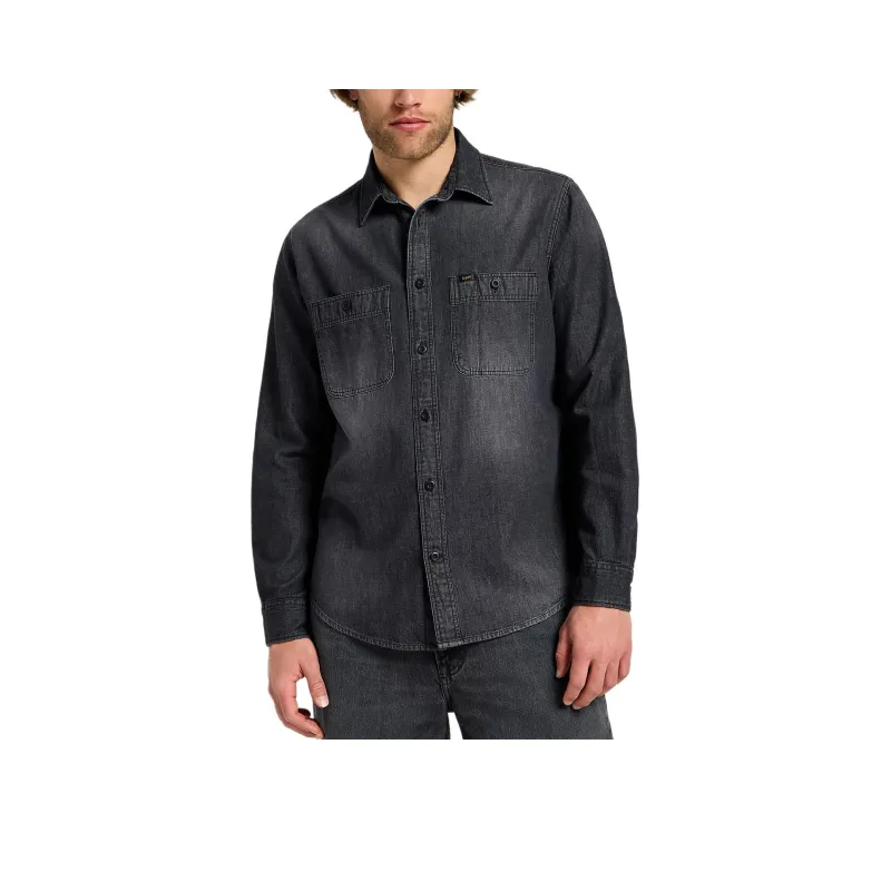 Lee Shirts Men Dark Gray-0