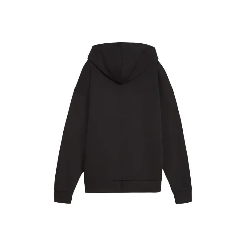 PUMA Sudadera Con Capucha De Vellón Con Cierre Completo Para Mujer Logotipo Pequeño Essentials No. 1-1