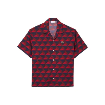 LACOSTE Shirts Men Red