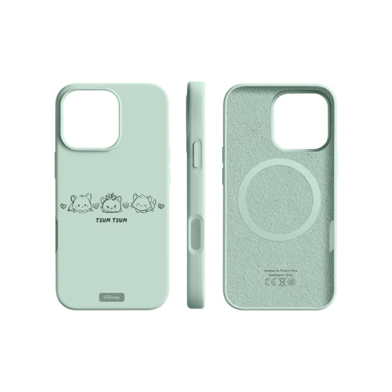 Disney Silicone Material Phone Cases Compatibility Apple/iPhone 16/15/14/13 Collection Couple-2