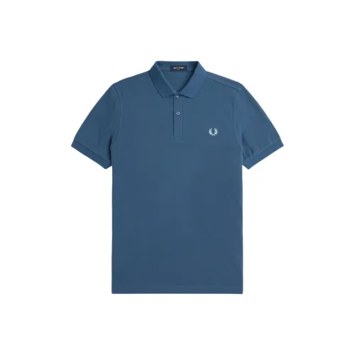 FRED PERRY SS24 Polo Shirt Men's Lake Blue