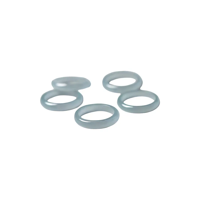 Tokai Family Ice Glutinous Jadeite Rings Unisex-9