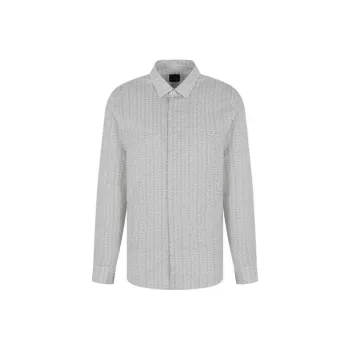 ARMANI EXCHANGEAE SS25 Shirt Men's Light White