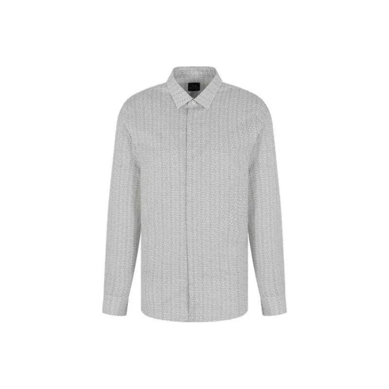 ARMANI EXCHANGEAE SS25 Shirt Men's Light White-0