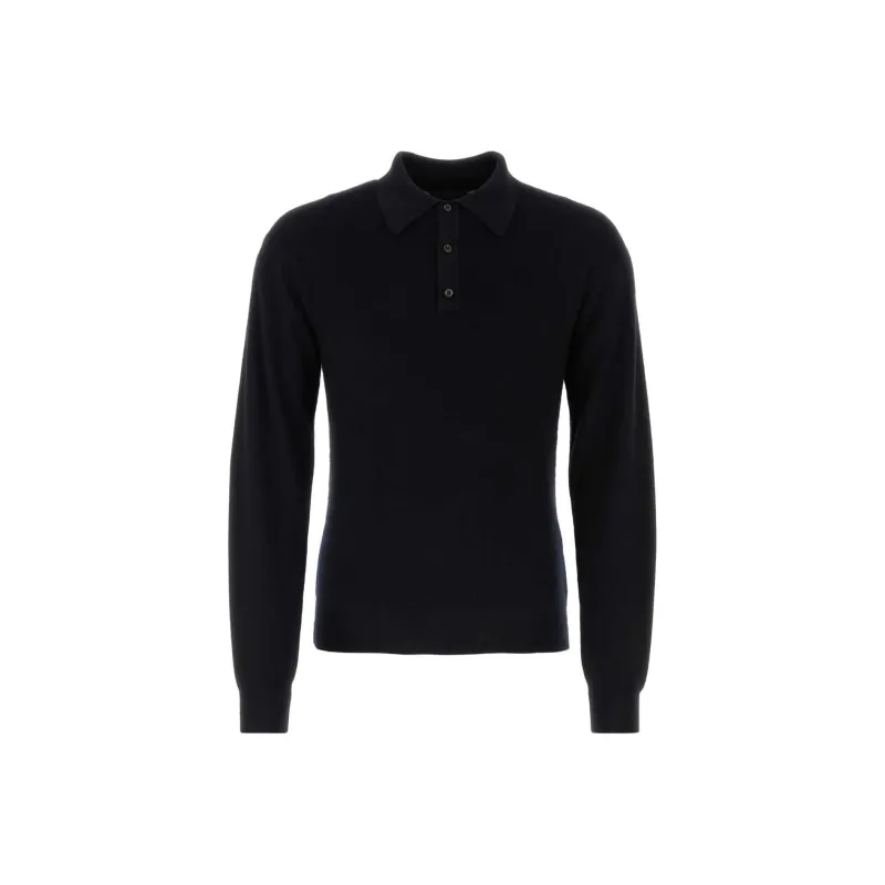 PRADA Polo Collar Drop Shoulder Jumper-0