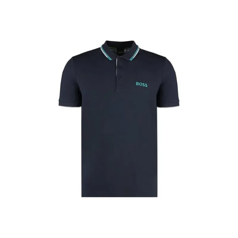 HUGO BOSS Logo embroidered Polo Shirt-0