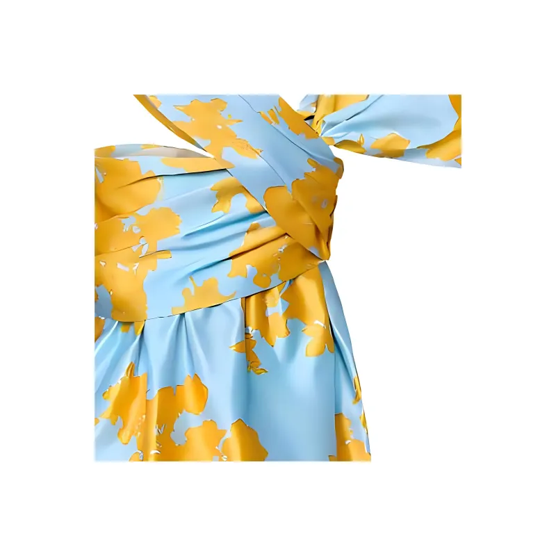 LOUIS VUITTON Bouquet Print Bow Dress-6