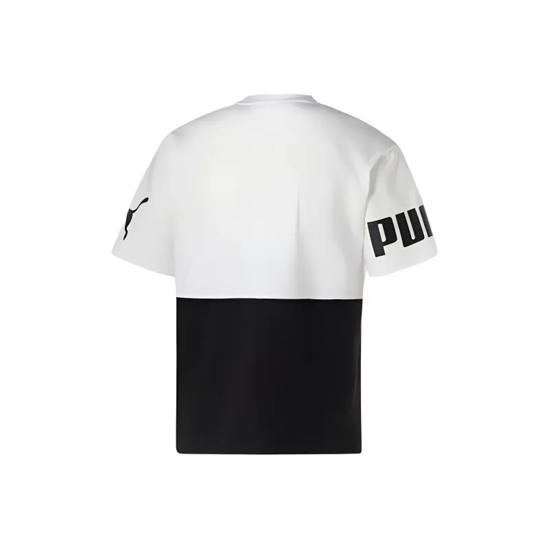 PUMA POWER Color T-Shirts Men White-1