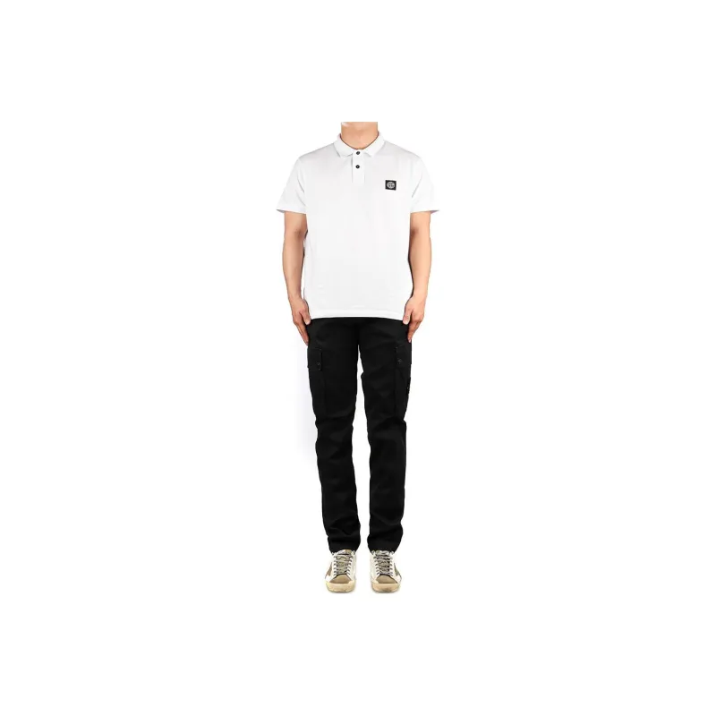 STONE ISLAND Polo Shirts Men White-0