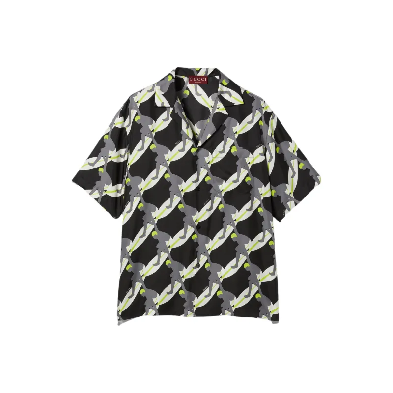 GUCCI SS25 Shirt Men's Black White-0