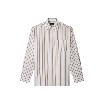 A.P.C Long Sleeved Pintriped Shirt