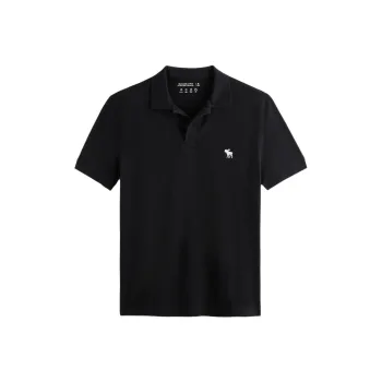 Abercrombie＆Fitch Polo Shirt Men's Black