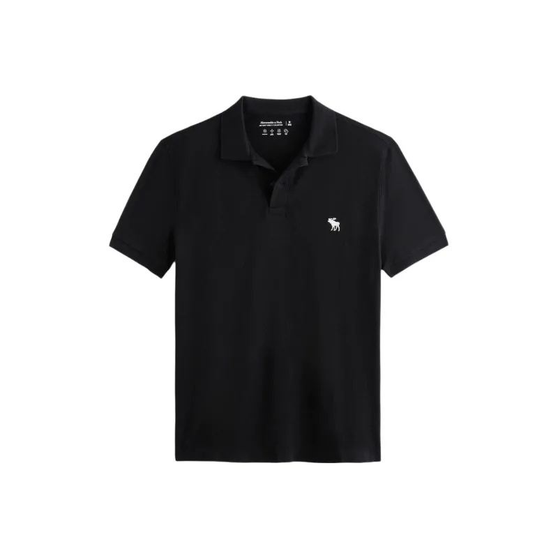 Abercrombie＆Fitch Polo Shirt Men's Black-0