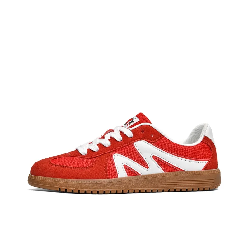 Lanza Skateboard Shoes Unisex Low Top Hot Red/Hepburn Black/Prussian Blue-1