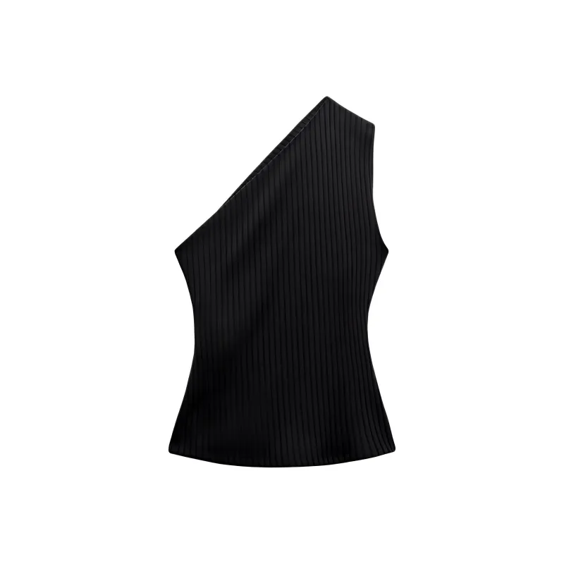 ZARA Tank Tops Women's Black-1