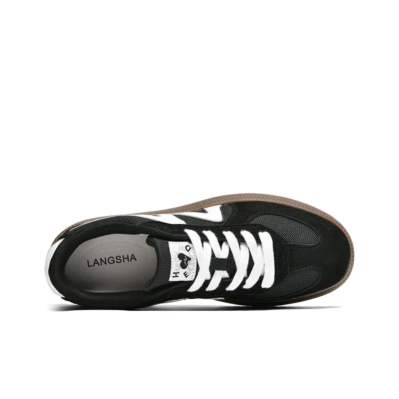 Lanza Skateboard Shoes Unisex Low Top Hot Red/Hepburn Black/Prussian Blue-10