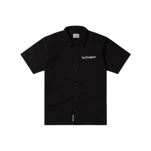 marineblå T-shirt med Parisien-tryk