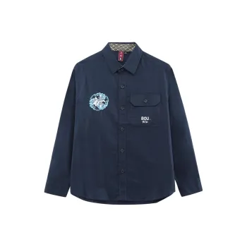 ONIARAI Shirts Men Marine Blue