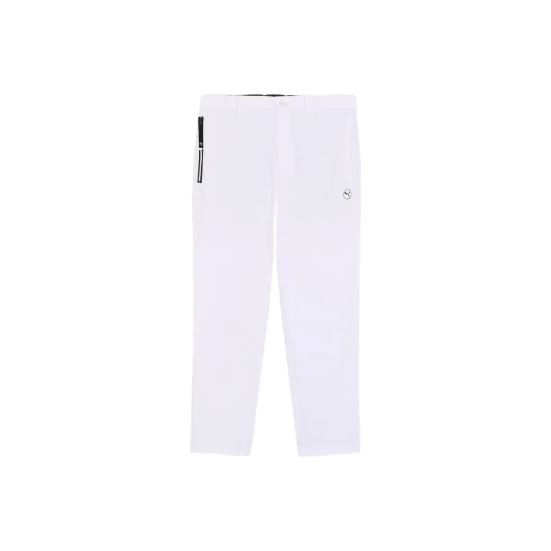 PUMA Knitted Sweatpants Men's White-0