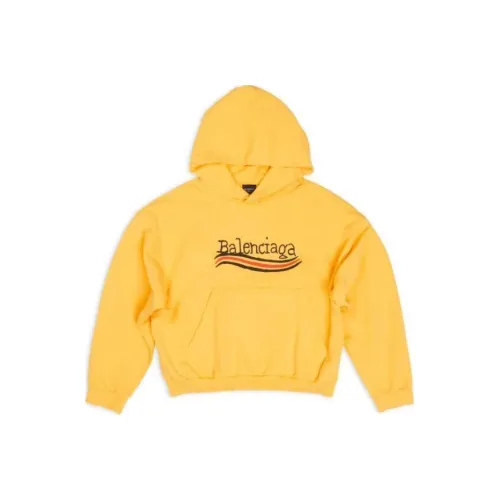 Balenciaga FW24 Sweatshirt Regular Fit Unisex Yellow