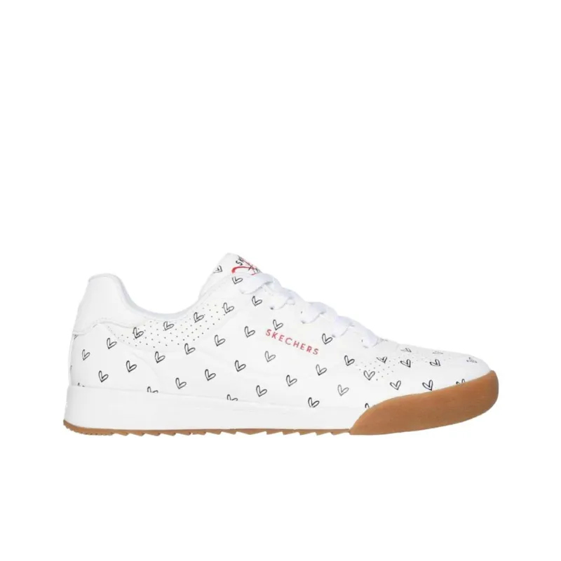 Skechers Low Top Skateboard Shoes Women's White-1