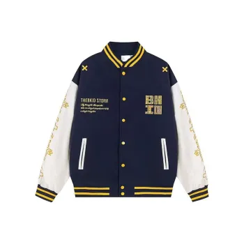 T IRA Jackets Coats Unisex Navy Blue