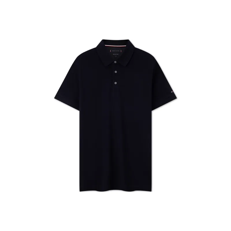 Tommy Hilfiger Logo embroidered Piqué Polo Shirt-2