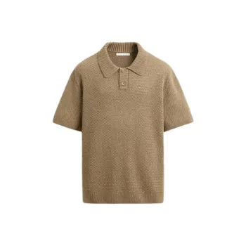 ZARA Polo Shirts Men Tan