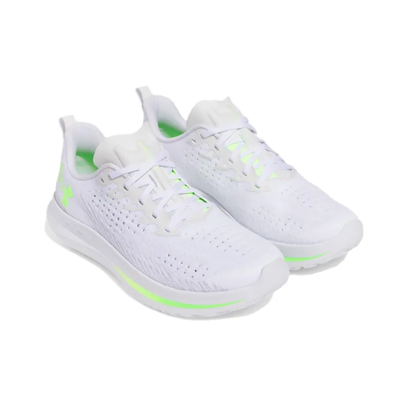 Under Armour Velociti 4 Anti Slip Wear Resistant Low Top Casual Running Shoes Men's White-2